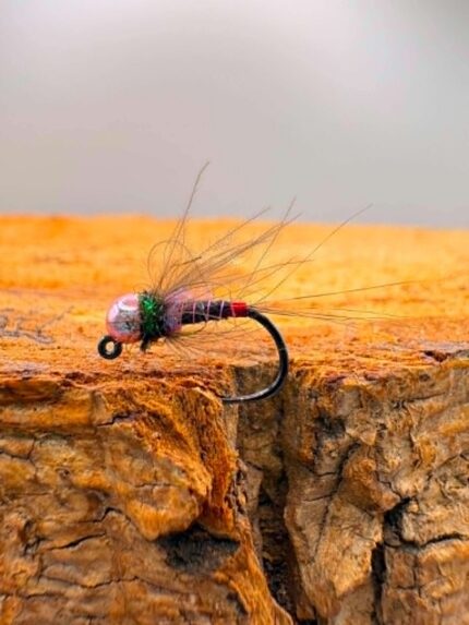 metallic pink cdc french nymph