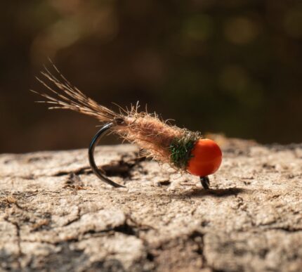 orange and brown jig