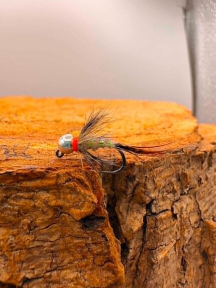 new silver bead orange neck hares ear